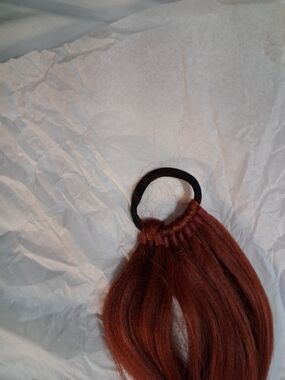 Red Clip-In Ponytail Extension - Women Hair